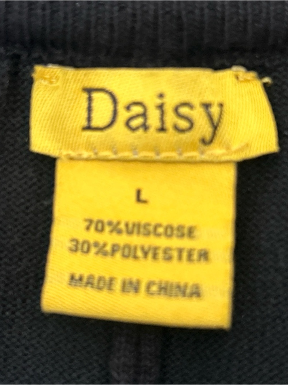 Daisy Women’s Sz L Black Knit Pleated Micro Mini Pull On Skirt/Skort Flirty Y2K - Picture 6 of 7